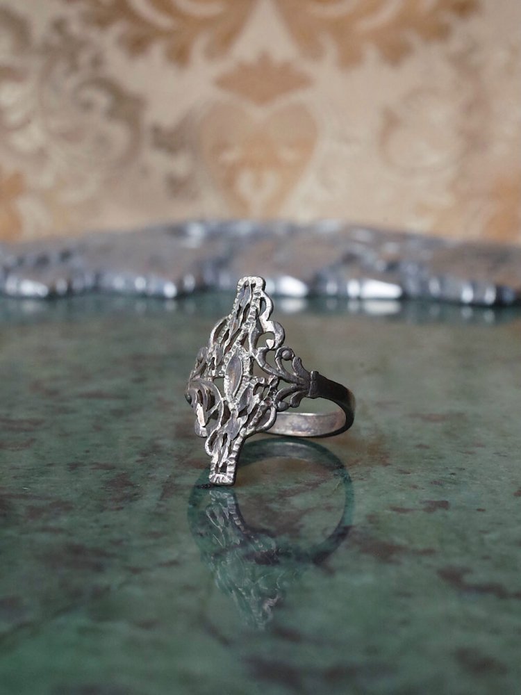 Vintage Art Nouveau Silver Ring