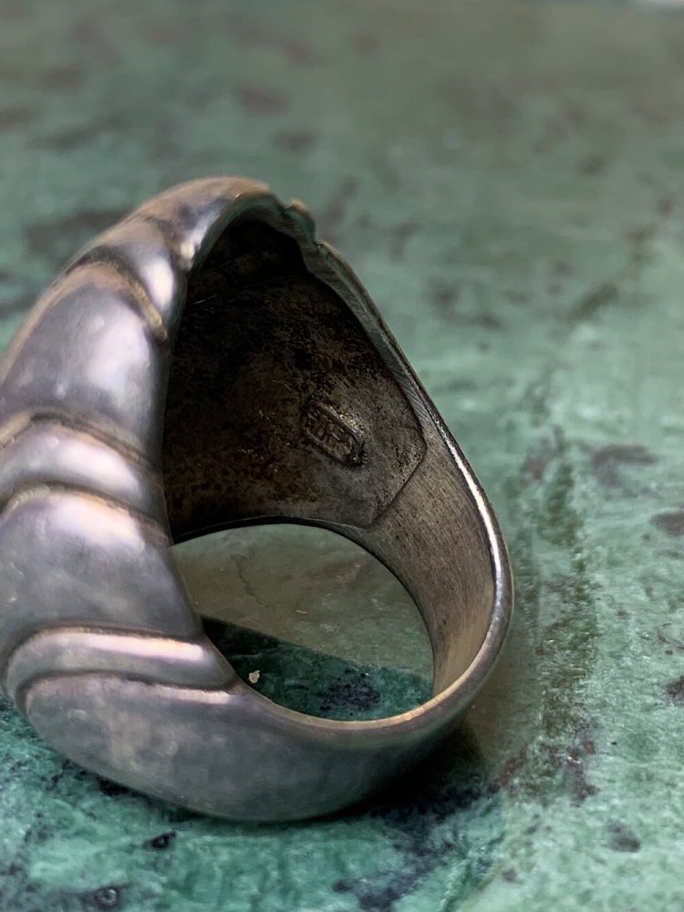 Vintage Curve Silver Ring