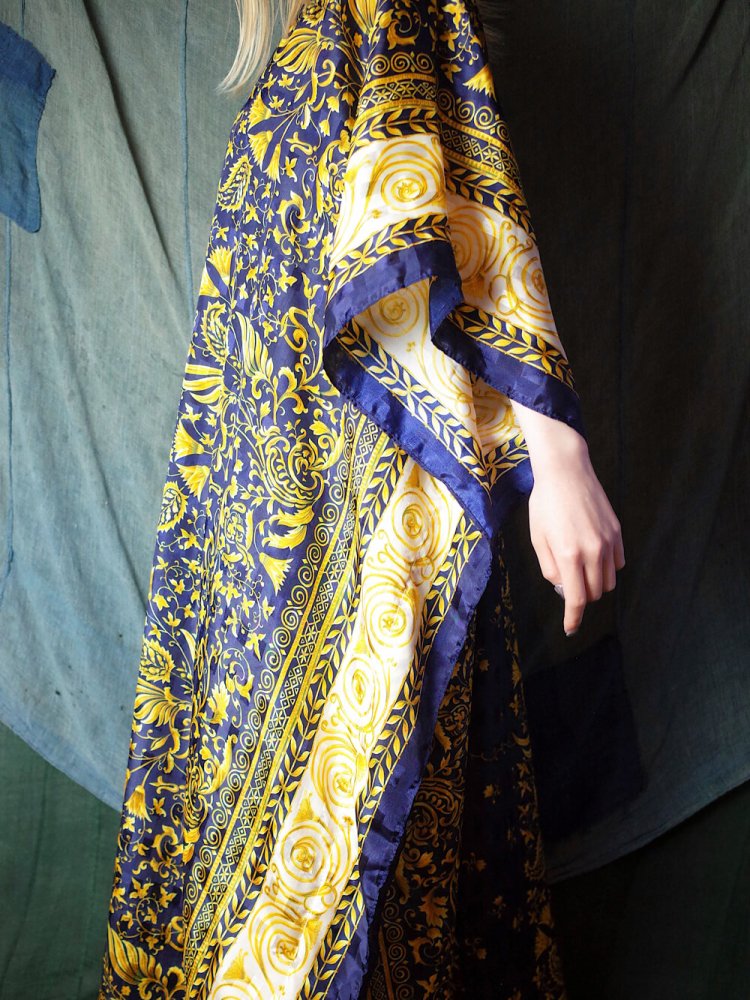 Scarf Arabesque Kaftan Dress