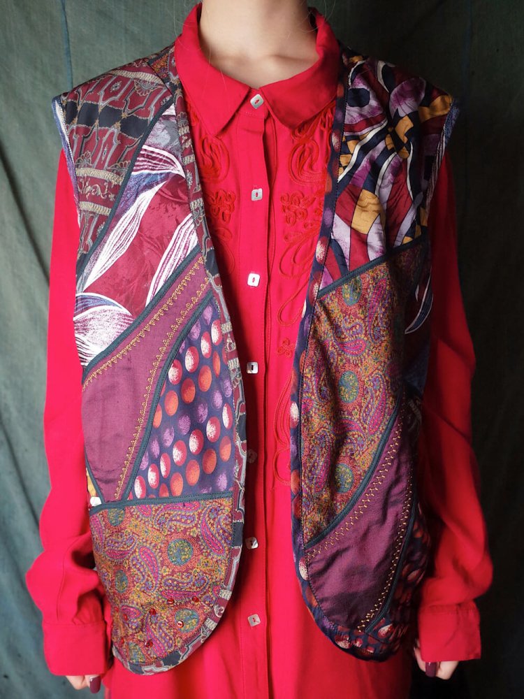 Crazy Patchwork Vest