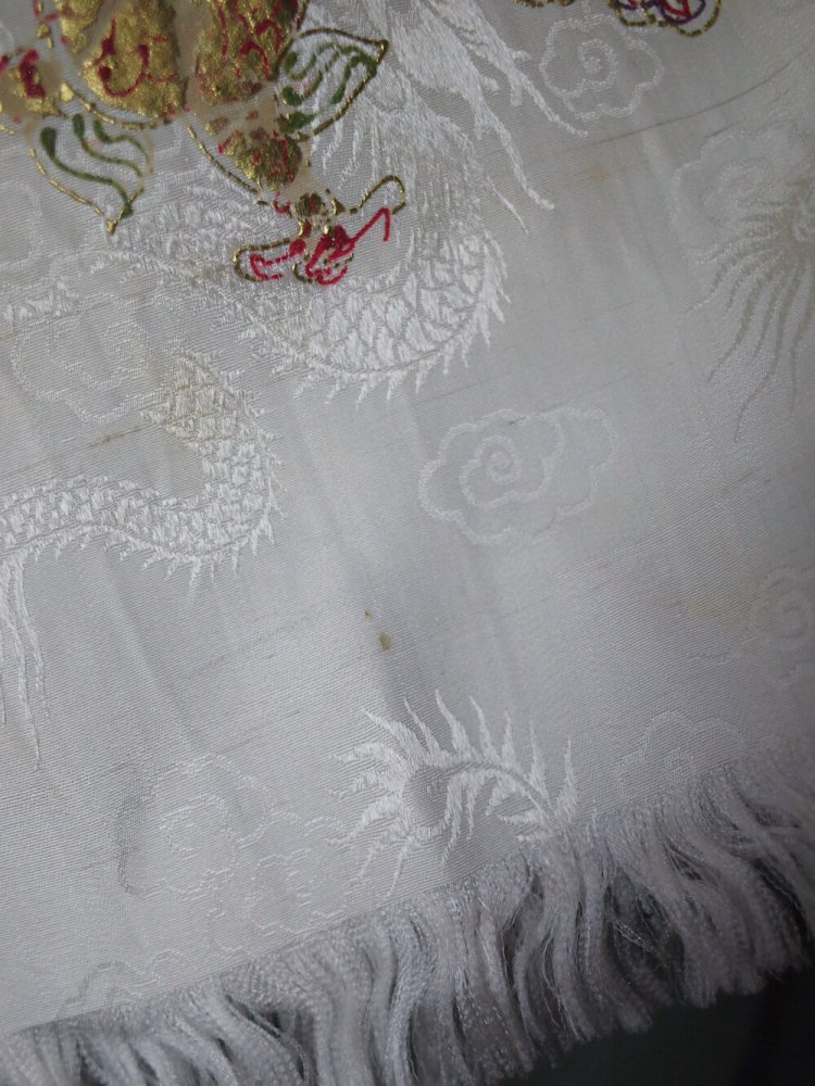 c.1940s Dragon Silk Scarf