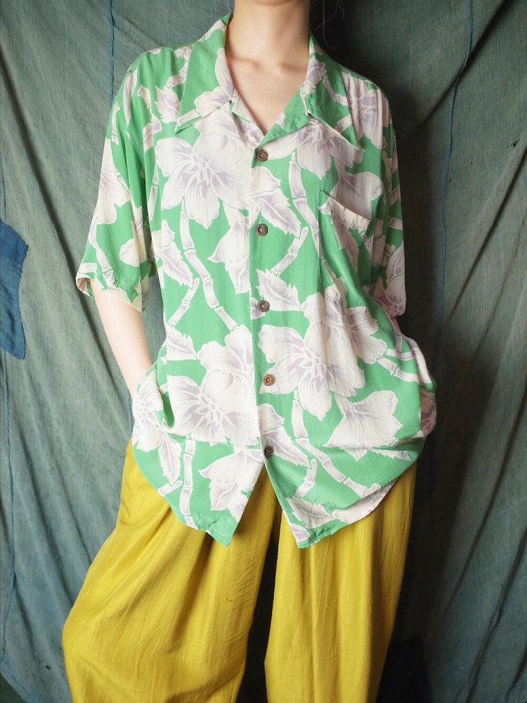 AVANTI Silk Aloha Shirt