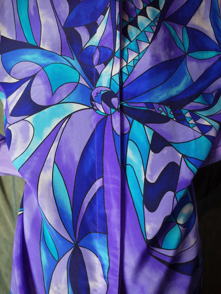 Psychedelic Art Silk Shirt