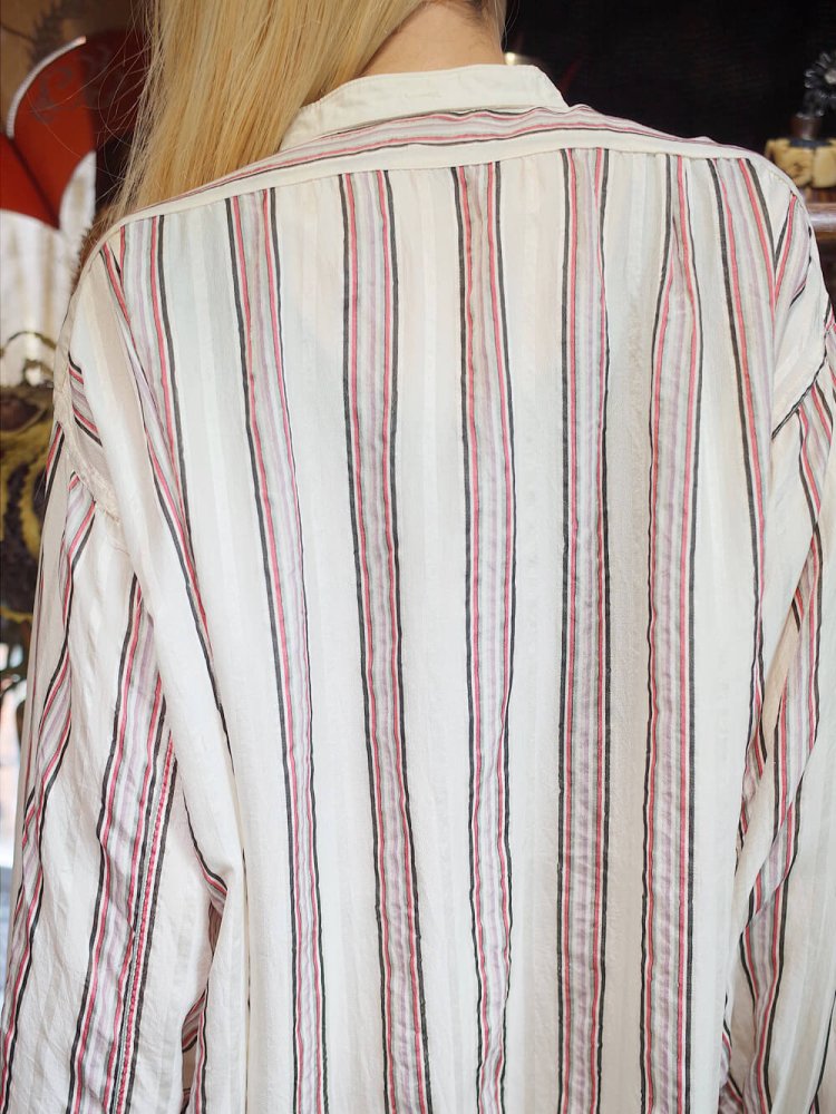 c.1940s Arrow Stripe Silk Shirt