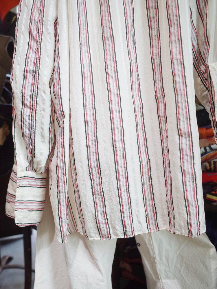 c.1940s Arrow Stripe Silk Shirt