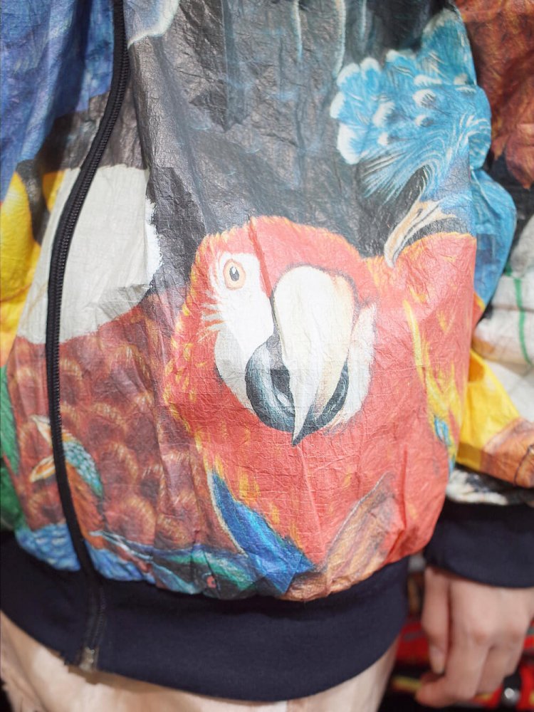 Crazy Many Bird Paper Blouson