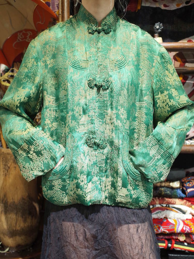 c.1950~60s Green China Jacket