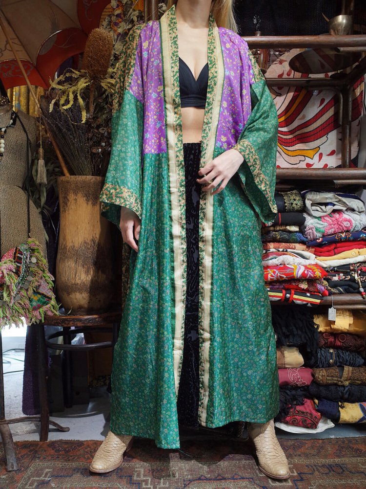 DEAD STOCKIndia Silk Patchwork Gown 4