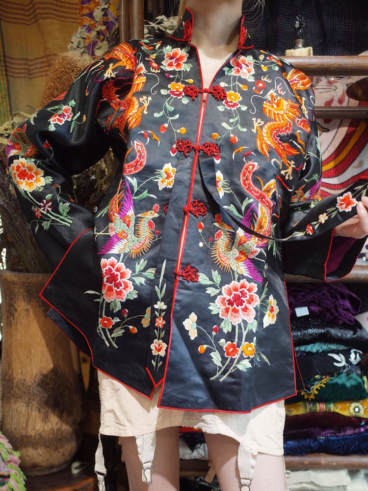 ζ˱ Embroidery Silk China Jacket