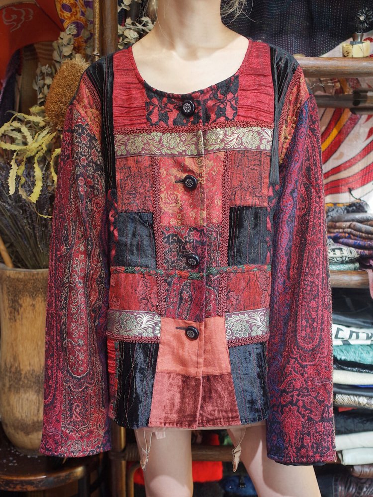 Jacquard Paisley & Flower Switch Jacket