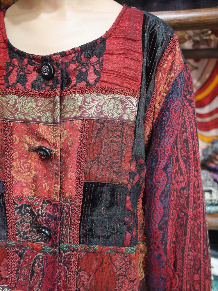 Jacquard Paisley & Flower Switch Jacket