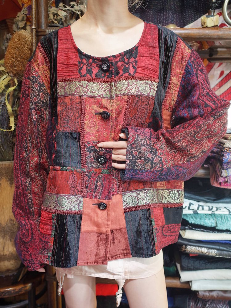 Jacquard Paisley & Flower Switch Jacket