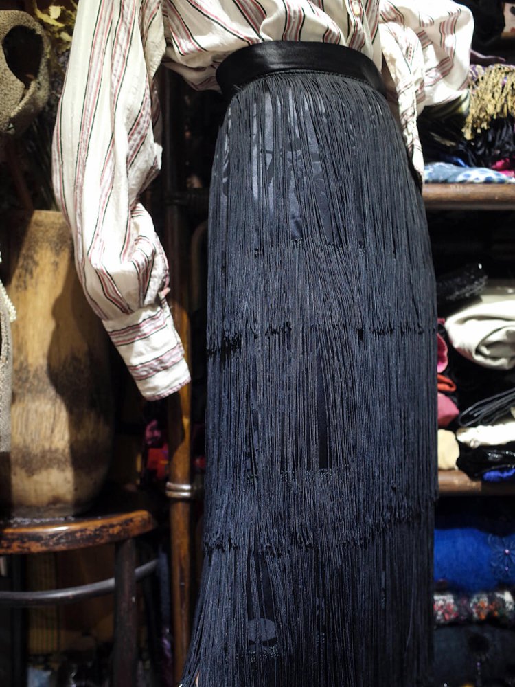 c.1950s Fringe Skirt