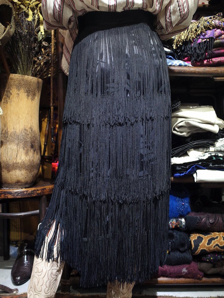 c.1950s Fringe Skirt