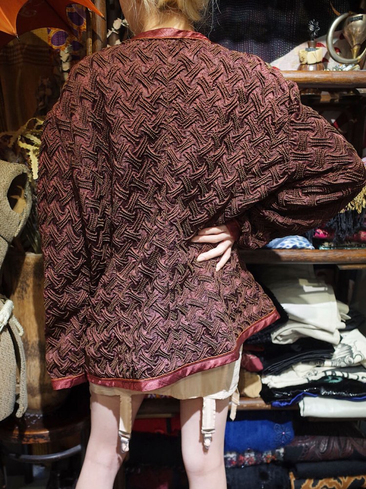 "JEANNE MARC Collection Chocolate Brown Quilting Jacket