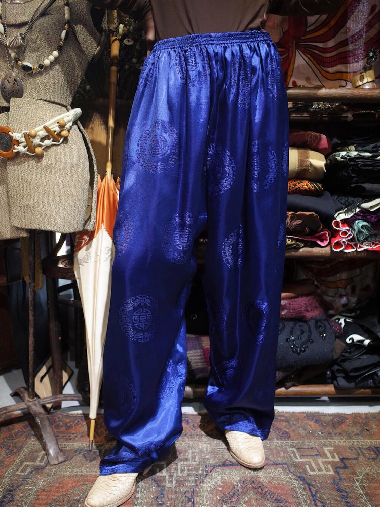 Deep Navy China Wide Pants