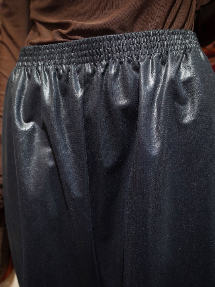 Black Coating Tapered Pants