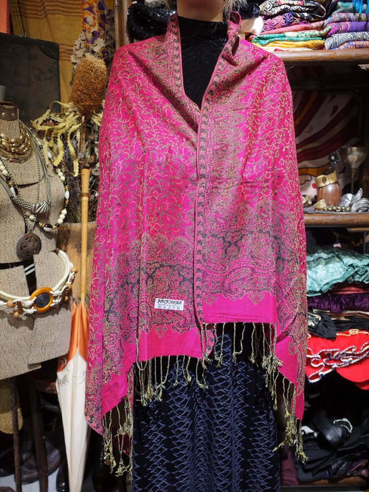 Vintage Ƚ Stole PASHMINASILK