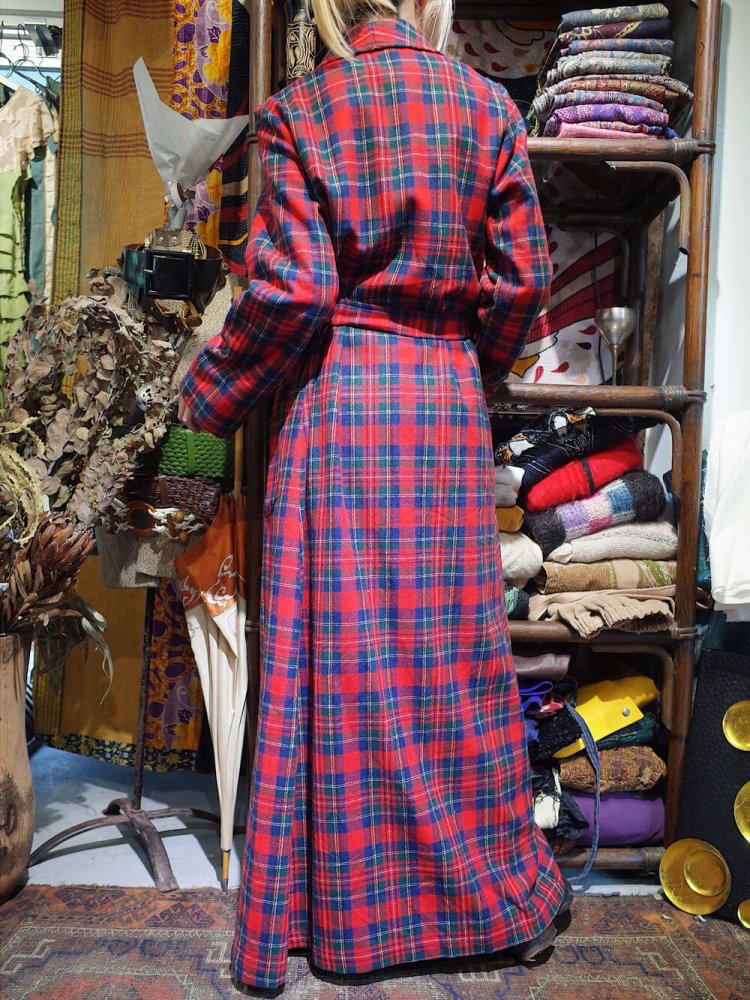 PENDLETON Plaid Wool Long Gown