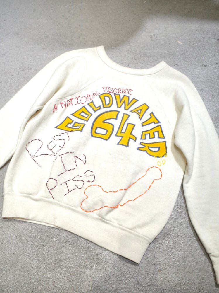 c.1960s Vintage Hand Embroidery Cute Sweat