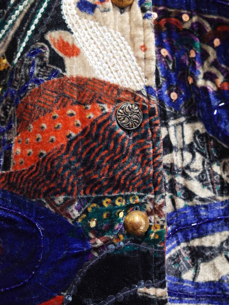  " Velvet Bijou Embroidery Jacket