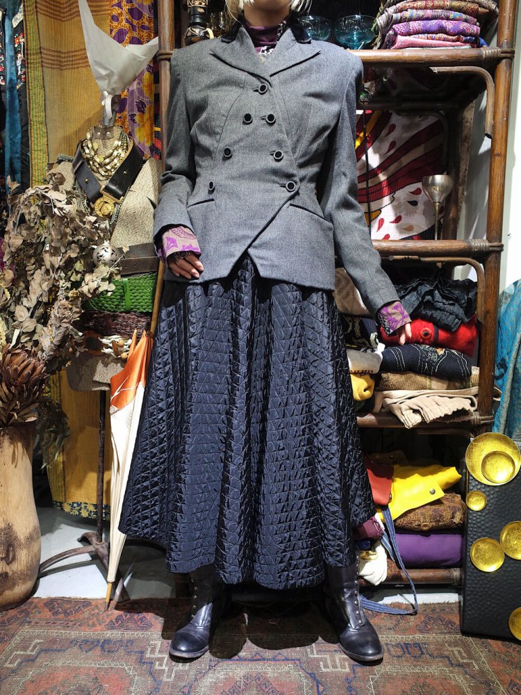 c.1940s Avant-garde Beautiful Silhouette Tailored Jacket