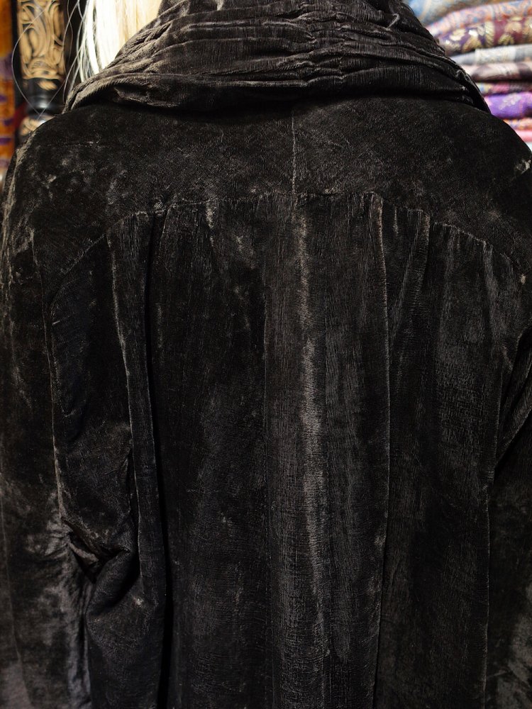 Victorian Antique Velvet Duster Gown