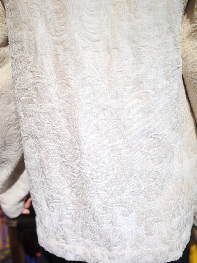 Ivory Arabesque Jacquard Jacket