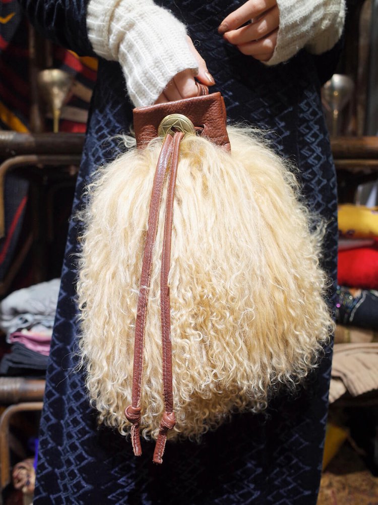 Vintage Long Fur Hand Bag