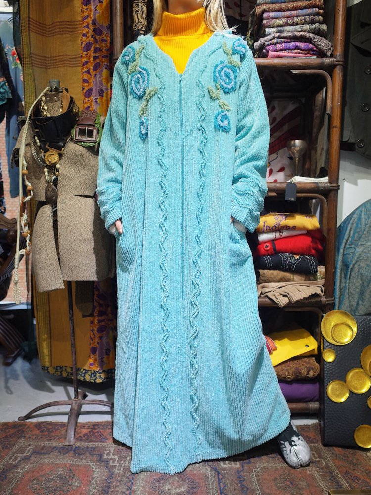 Sky Blue Chenille Dress