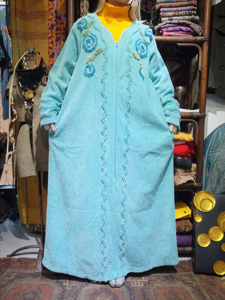 Sky Blue Chenille Dress