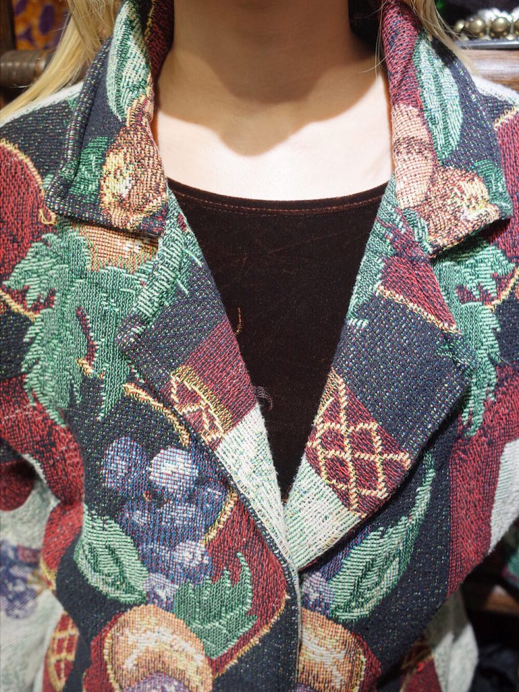 Classical Fruits Gobelin Tapestry Jacket