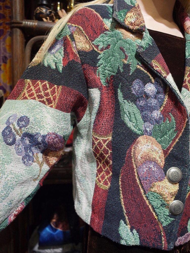 Classical Fruits Gobelin Tapestry Jacket