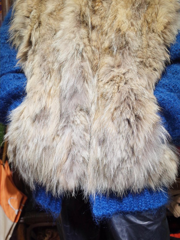 c.1960~70s Fur  Mohair Combination Blouson