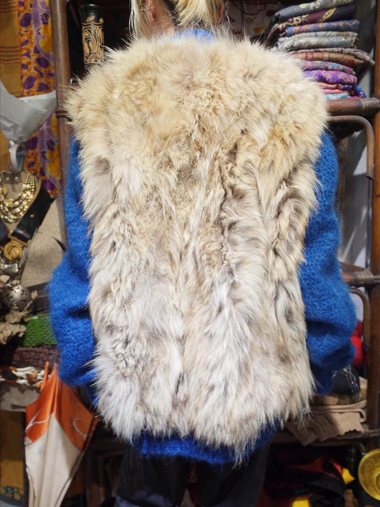 c.1960~70s Fur  Mohair Combination Blouson