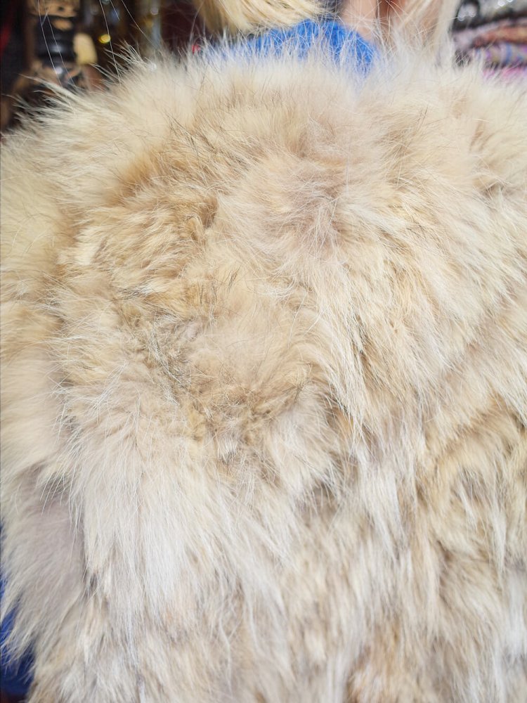 c.1960~70s Fur  Mohair Combination Blouson