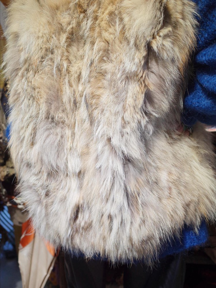 c.1960~70s Fur  Mohair Combination Blouson