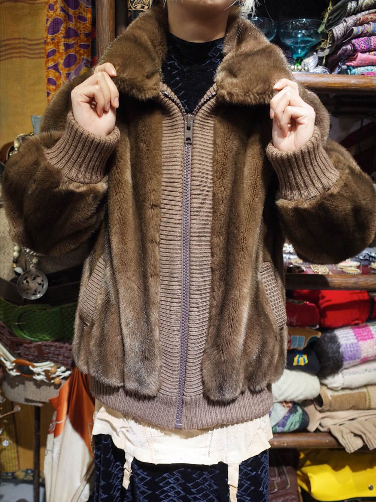 c.1970s Faux Fur Blouson