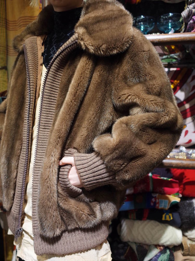 c.1970s Faux Fur Blouson