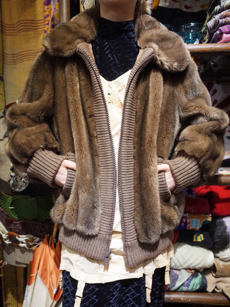 c.1970s Faux Fur Blouson