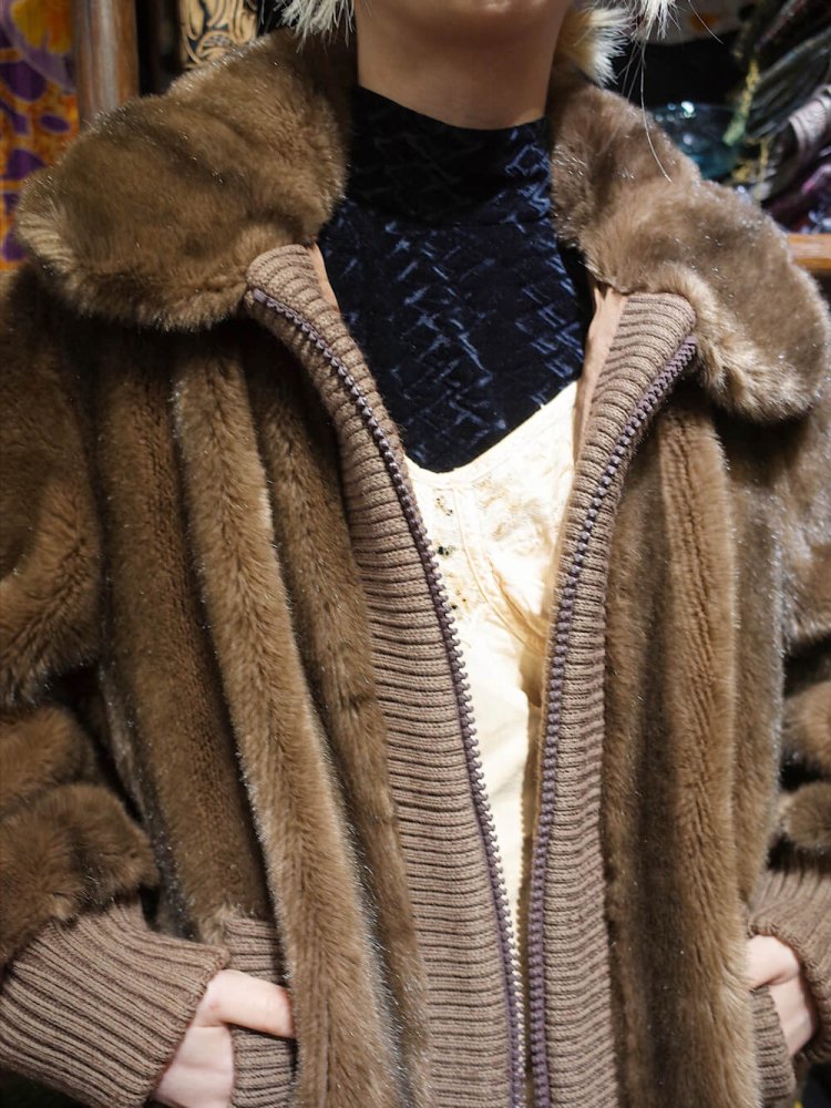 c.1970s Faux Fur Blouson