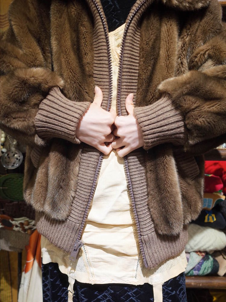 c.1970s Faux Fur Blouson