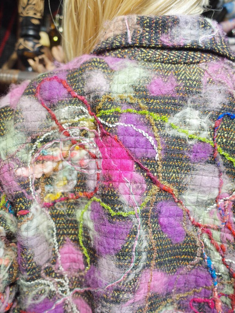 Yarn Knit Embroidery Jacket