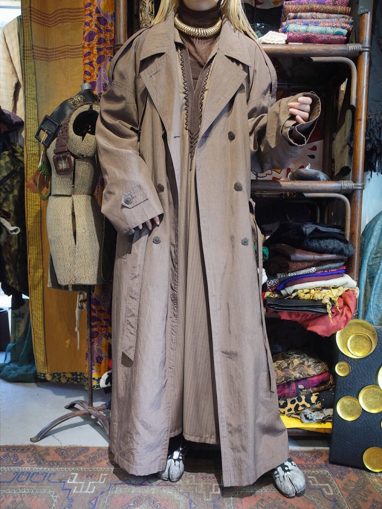 Smoky Bronze Trench Coat