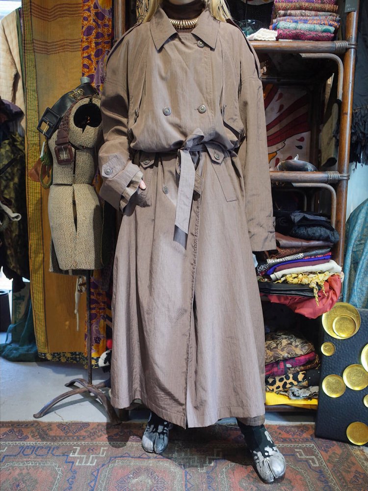 Smoky Bronze Trench Coat