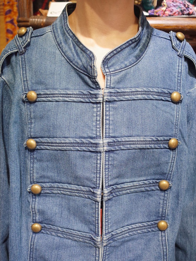 Napoleon Style Big Silhouette Denim Jacket