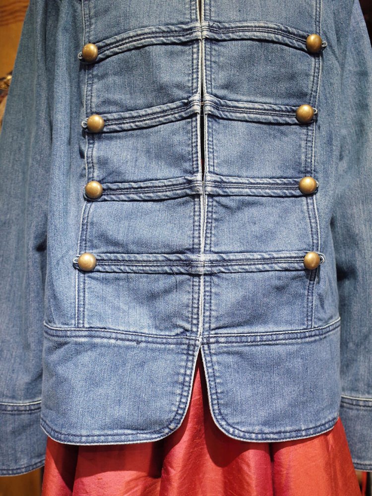 Napoleon Style Big Silhouette Denim Jacket