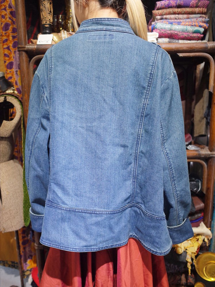 Napoleon Style Big Silhouette Denim Jacket