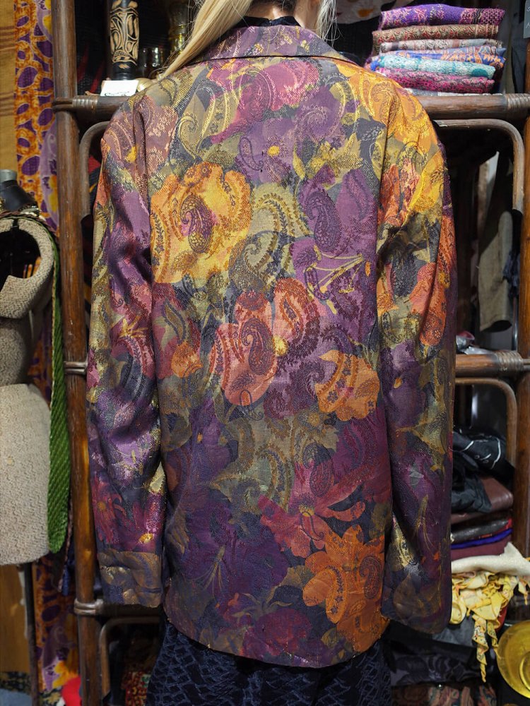 Flower & Paisley Double Pattern Jacket