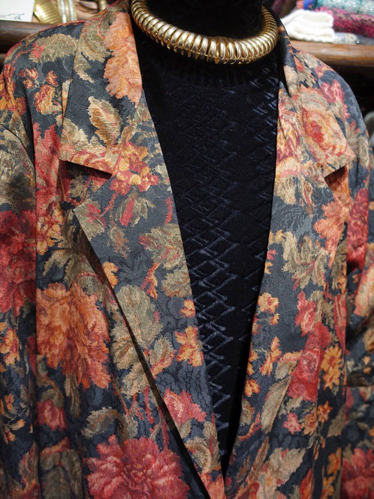 Flower & Arabesque Double Pattern Jacket